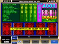 Double double bonus poker