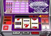 Progressive diamond jackpot