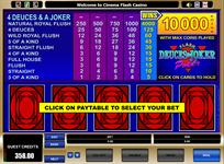 Deuces & Joker poker