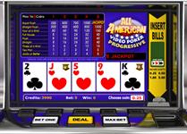 All american video poker progressive